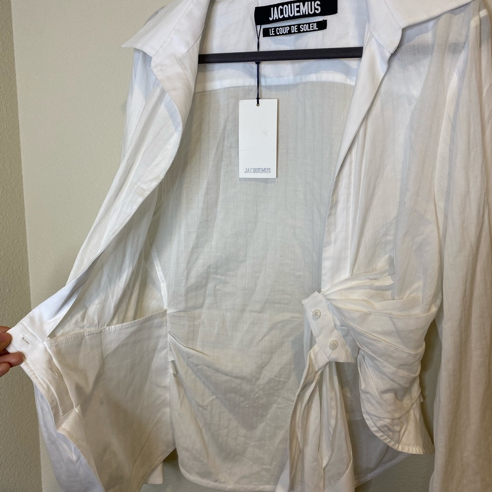 ❗️SOLD❗️Jacquemus La Chemise Bahia knotted cotton - Picture 7 of 11